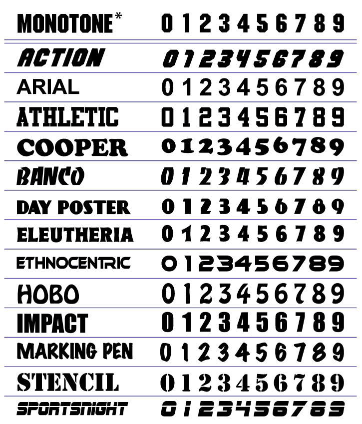 Free Athletic Fonts